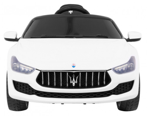 Дитяча акумуляторна машинка Maserati Ghibli Біла