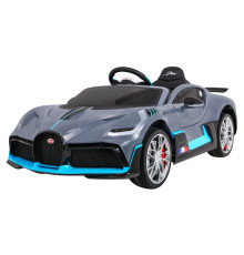 Bugatti Divo Автомобіль дитячий на акумуляторі Grey + Пульт + EVA + Free Start + LED MP3