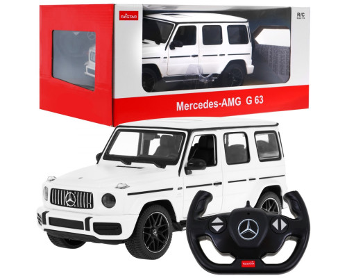 Автомобіль на дистанційному керуванні + пульт 2,4 ГГц Mercedes-AMG G63 білий RASTAR модель 1:14