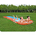 Водна гірка 2-місна Bestway 52328, 488 см - помаранчево-блакитна