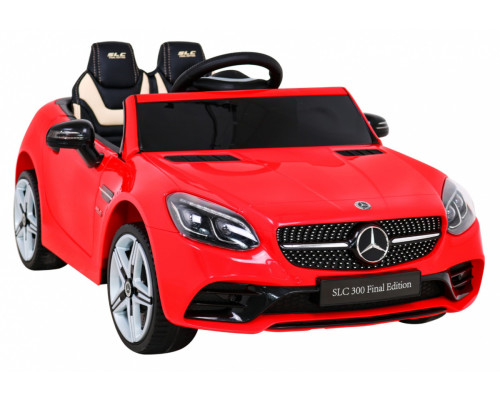 Mercedes Benz SLC300 Автомобіль на акумуляторі для дітей Червоний + Звуки MP3 Світло + Пульт + Free Start