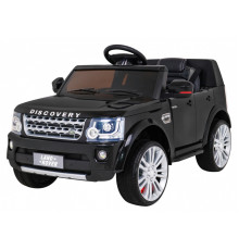 Дитячий електромобіль Land Rover Discovery Black + Пульт + Диски EVA + Безкоштовний запуск + MP3 Радіо