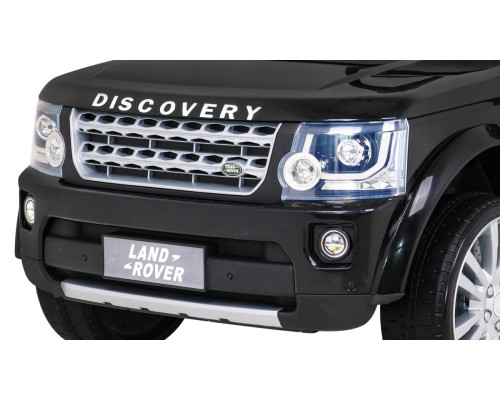 Дитяча акумуляторна машинка Land Rover Discovery Чорна