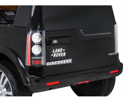 Дитяча акумуляторна машинка Land Rover Discovery Чорна