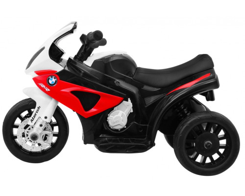 Акумуляторний мотоцикл BMW S1000 RR Mini дитячий Червоний + 3 колеса + Звук + LED Акумуляторний мотоцикл BMW S1000 RR Mini дитячий Червоний + 3 колеса + Звук + LED
