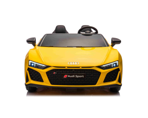 Дитяча акумуляторна машинка Audi Spyder R8 LIFT STRONG Жовта