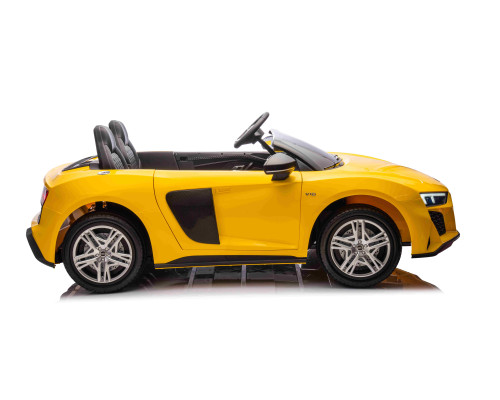 Дитяча акумуляторна машинка Audi Spyder R8 LIFT STRONG Жовта