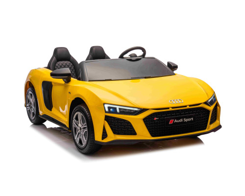 Дитяча акумуляторна машинка Audi Spyder R8 LIFT STRONG Жовта