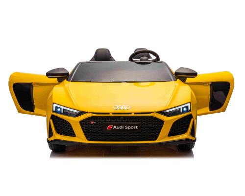 Дитяча акумуляторна машинка Audi Spyder R8 LIFT STRONG Жовта