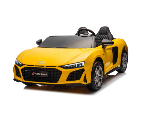 Дитяча акумуляторна машинка Audi Spyder R8 LIFT STRONG Жовта