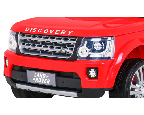 Дитяча акумуляторна машинка Land Rover Discovery Червона