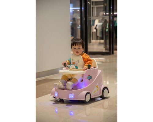 Дитячий електричний автомобіль Spoko SP-611 темно-рожевий