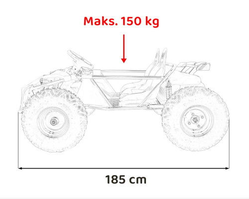 Дитяча акумуляторна машинка GENERAL 63 Зелена