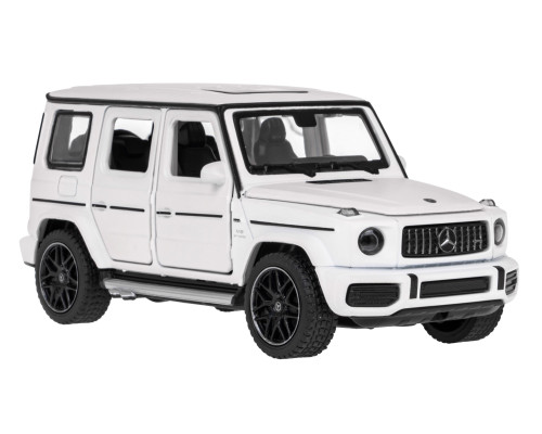 Металевий кузов + Відкриваються вручну елементи Mercedes-AMG G 63 білий RASTAR модель 1:32