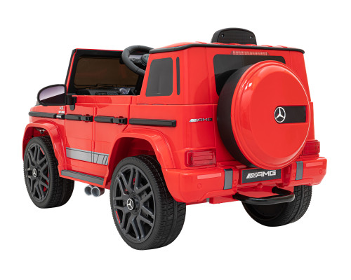 Дитяча акумуляторна машинка Mercedes AMG G63 Червона