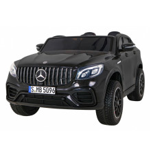 Машинка Mercedes GLC 63S дитяча Black + 4x4 привід + MP4 + LED + Екошкіра + Free Start + EVA