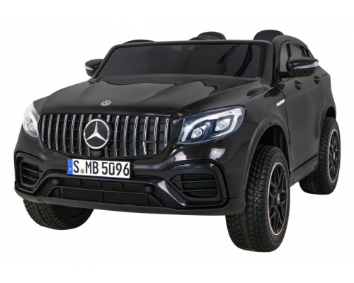 Машинка Mercedes GLC 63S дитяча Black + 4x4 привід + MP4 + LED + Екошкіра + Free Start + EVA