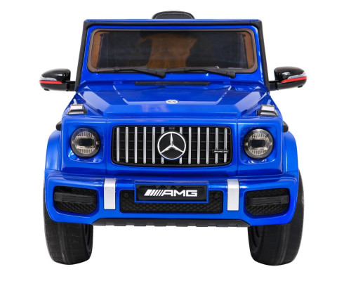 Mercedes AMG G63 для дітей Синя фарба + Пульт + MP3 LED + Free Start + EVA + Ремені безпеки