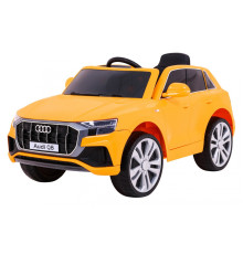 Audi Q8 Машинка дитяча жовта + Пульт + EVA + Free Start + MP3 USB + LED