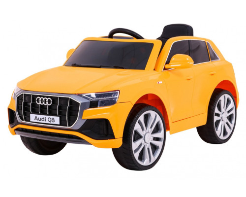 Audi Q8 Машинка дитяча жовта + Пульт + EVA + Free Start + MP3 USB + LED