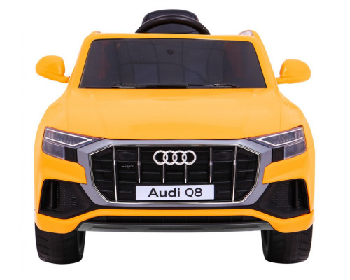 Audi Q8 Машинка дитяча жовта + Пульт + EVA + Free Start + MP3 USB + LED