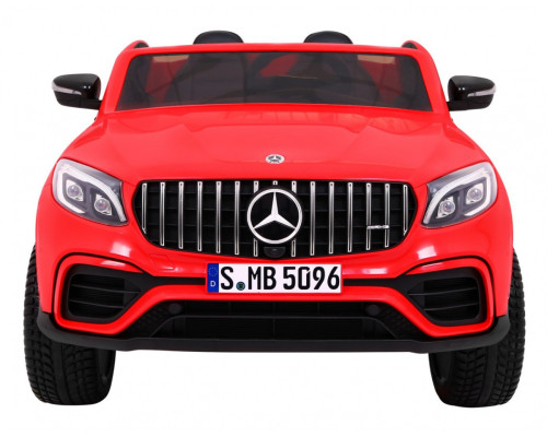 Машинка Mercedes GLC 63S дитяча Red + 4x4 привід + MP4 + LED + Екошкіра + Free Start + EVA