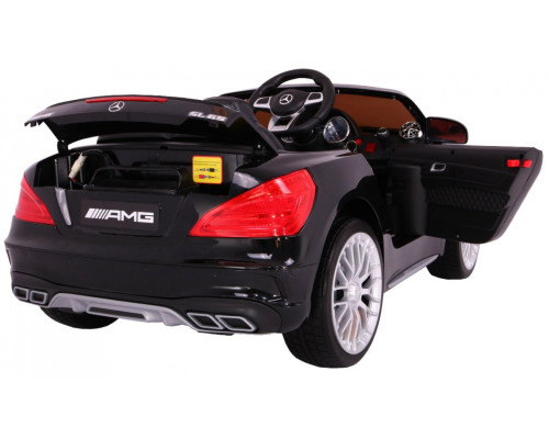 Mercedes AMG SL65 для дітей Black + Пульт + Багажник + Регулювання сидіння + MP3 LED + Free Start