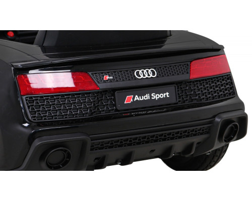 Audi R8 LIFT Автомобіль на акумуляторі Чорний + Пульт + Колеса EVA + MP3 + LED