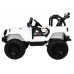 Дитячий джип на акумуляторі All Terrain White + пульт дистанційного керування + світло звуки