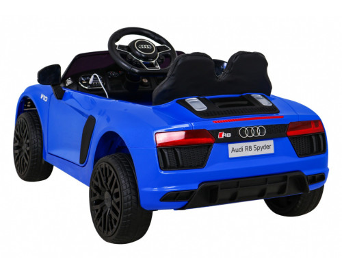 Audi R8 на акумуляторі для дітей Blue + Пульт + EVA + Free Start + MP3 LED