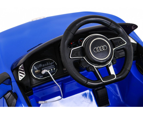 Audi R8 на акумуляторі для дітей Blue + Пульт + EVA + Free Start + MP3 LED