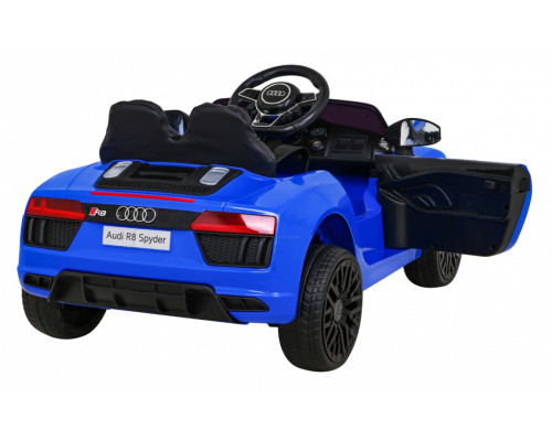 Audi R8 на акумуляторі для дітей Blue + Пульт + EVA + Free Start + MP3 LED