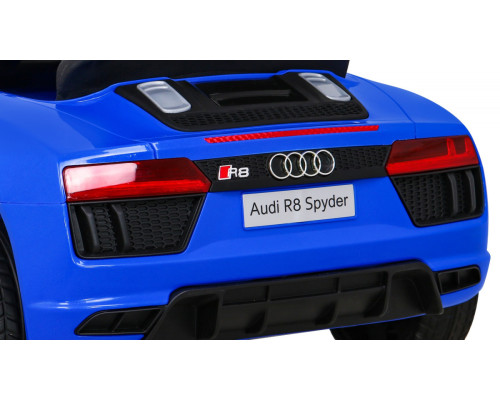 Audi R8 на акумуляторі для дітей Blue + Пульт + EVA + Free Start + MP3 LED