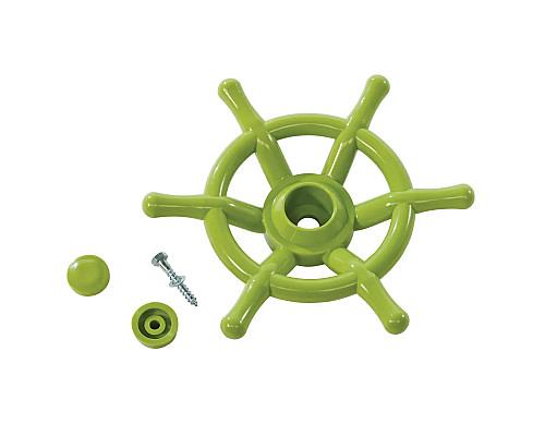 Штурвал WCG дитячий для ігрового майданчика 35 х 7,4 см - зелений
