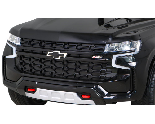 Дитячий електромобіль Chevrolet Tahoe Black + пульт + EVA + MP3 радіо + LED