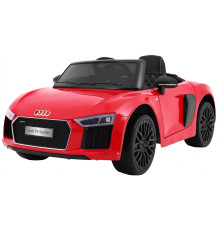 Audi R8 Spyder на акумуляторі Червоний + Пульт + EVA + Free Start + Радіо MP3 + LED