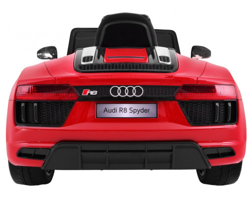 Audi R8 Spyder на акумуляторі Червоний + Пульт + EVA + Free Start + Радіо MP3 + LED