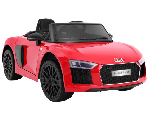 Audi R8 Spyder на акумуляторі Червоний + Пульт + EVA + Free Start + Радіо MP3 + LED