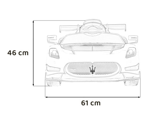 Дитяча акумуляторна машинка Maserati MC20 GT2 Біла