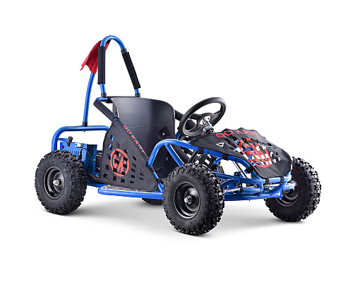 Дитячий акумуляторний картинг Fast Dragon Blue 30 км/год 