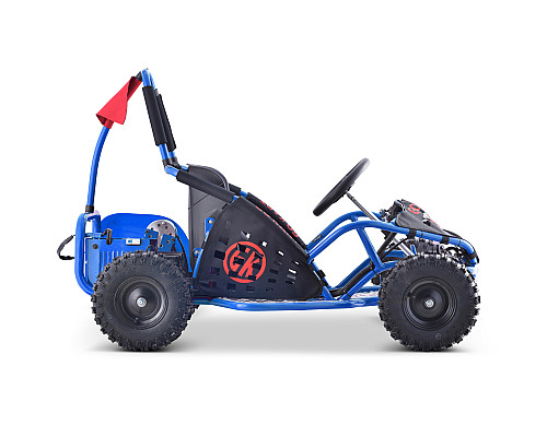 Дитячий акумуляторний картинг Fast Dragon Blue 30 км/год 