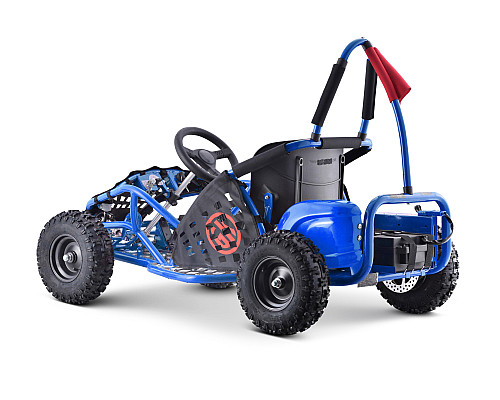 Дитячий акумуляторний картинг Fast Dragon Blue 30 км/год 