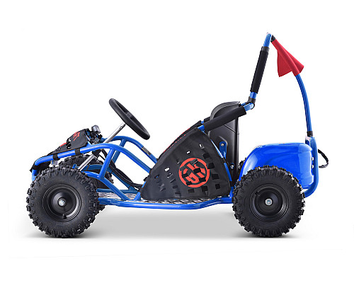 Дитячий акумуляторний картинг Fast Dragon Blue 30 км/год 