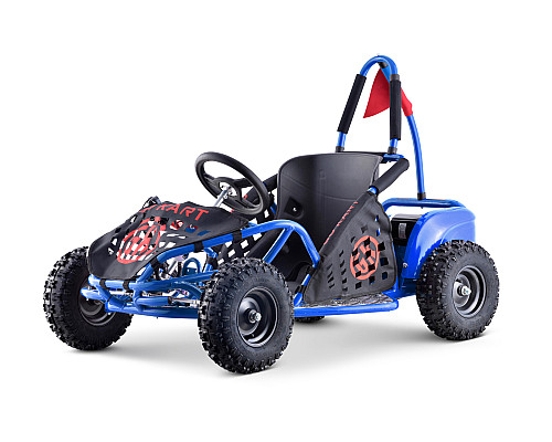 Дитячий акумуляторний картинг Fast Dragon Blue 30 км/год 