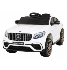 Дитячий Mercedes Benz GLC63S Білий + Пульт + 4х4 Привід + MP3 LED + EVA + Free Start