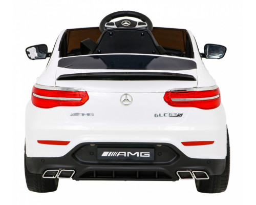 Дитячий Mercedes Benz GLC63S Білий + Пульт + 4х4 Привід + MP3 LED + EVA + Free Start