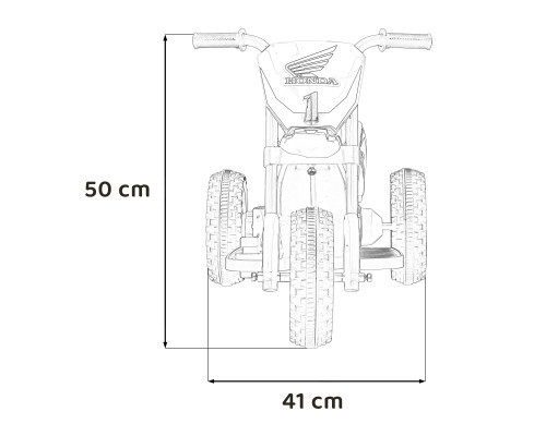 Дитячий акумуляторний мотоцикл Honda CRF 450R