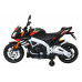 Aprilia Tuono V4 Акумуляторний мотоцикл для дітей Black + MP3 Панель + Опорні колеса + Free Start