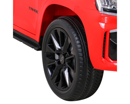 Дитячий електромобіль Chevrolet Tahoe Red + Пульт + EVA + MP3 Радіо + LED