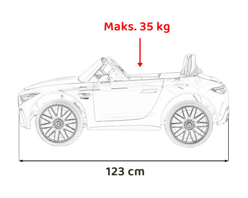 Автомобіль Mercedes Benz AMG SL63 Black